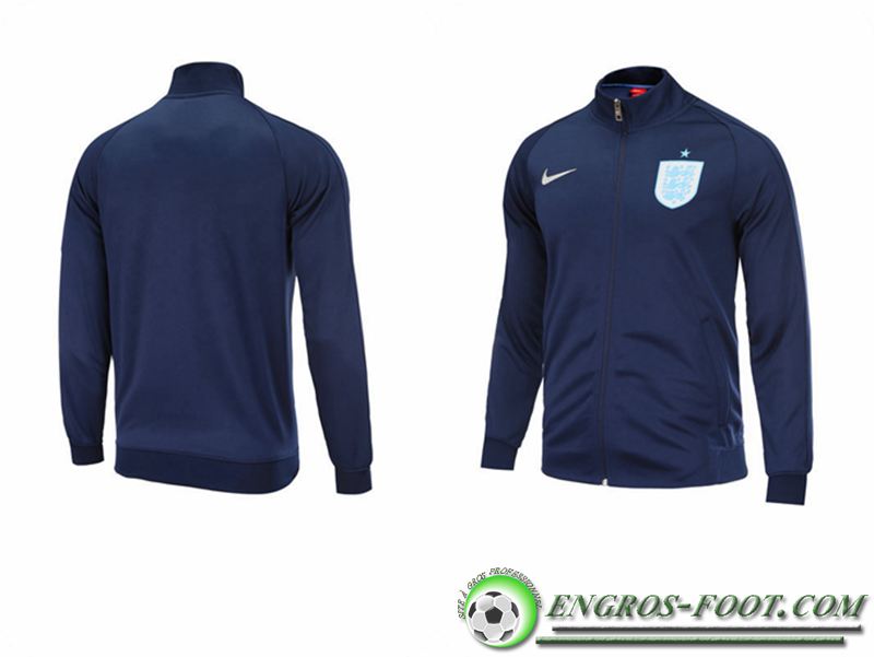 survetement Veste training Angleterre Bleu Marine 2017 18