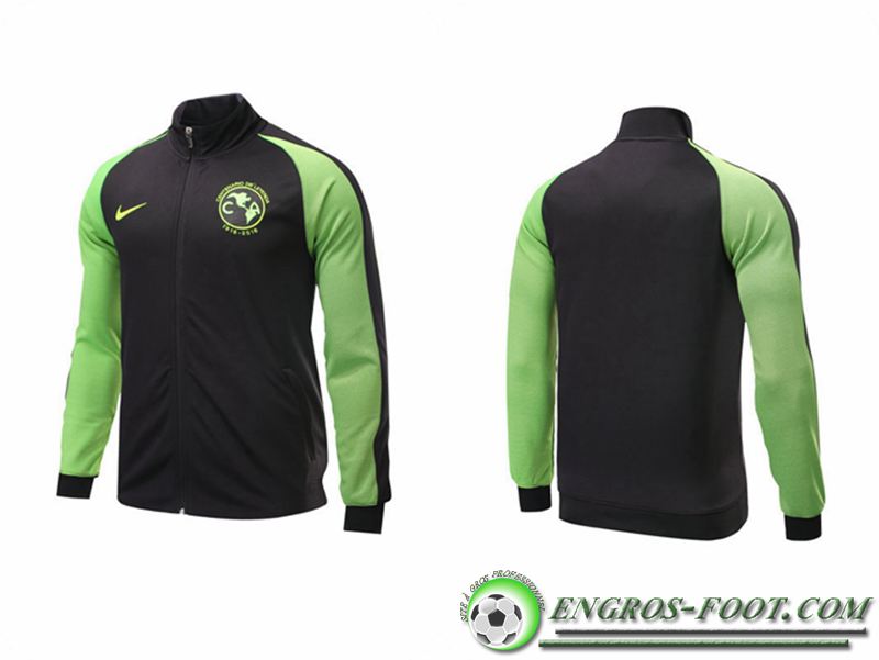 veste club de Club América foot Noir Vert 2017/2018