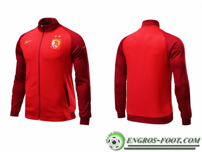 veste club Evergrande foot Rouge 2017/2018