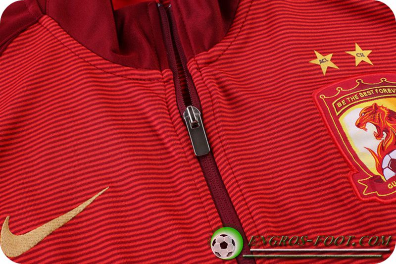 veste club Evergrande foot Rouge 2017/2018