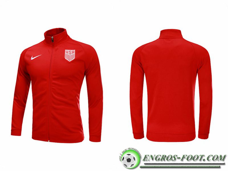 veste equipe de états-Unis foot Rouge 2017/2018