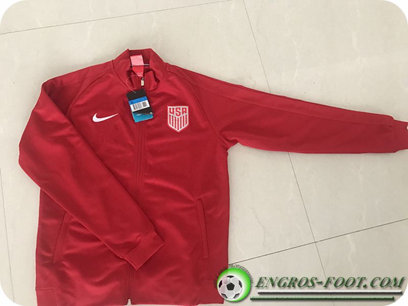 veste equipe de états-Unis foot Rouge 2017/2018