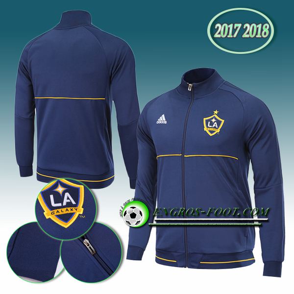 Engros-foot: Veste Foot LA Galaxy Bleu Marine 2017-2018 Thailande