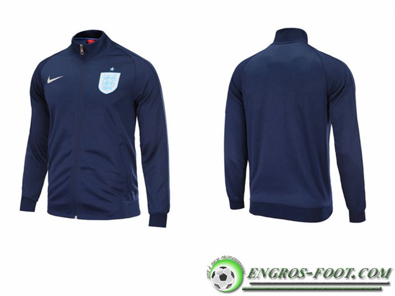 veste de equipe de Angleterre foot Bleu Marine 2017/2018