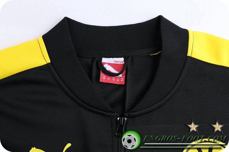 veste club de Dortmund BVB foot Noir 2017/2018