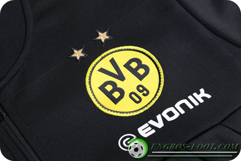 veste club de Dortmund BVB foot Noir 2017/2018