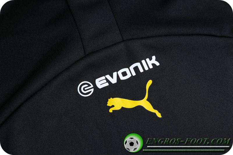 veste club de Dortmund BVB foot Noir 2017/2018