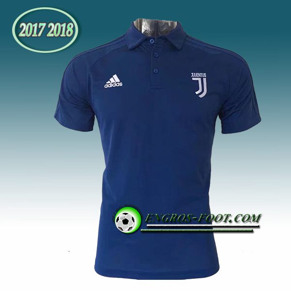 Engros-foot: Polo Juventus Bleu Marine 2017-2018 Thailande