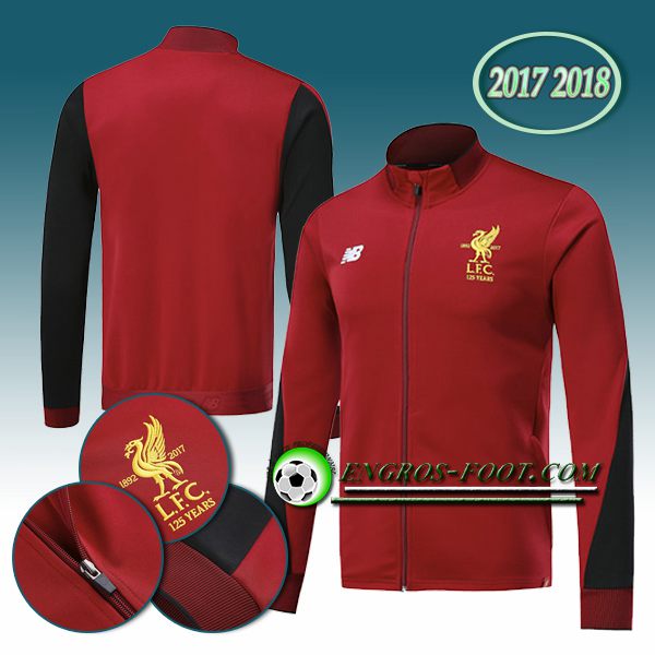 Engros-foot: Veste Foot FC Liverpool Rouge 2017-2018 Thailande