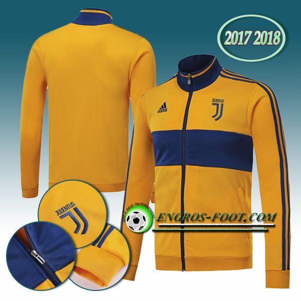 Engros-foot: Veste Foot Juventus Jaune 2017-2018 Thailande