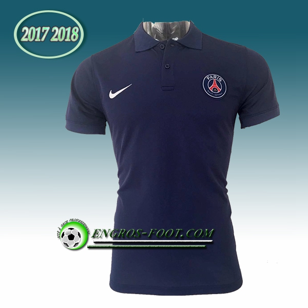 Engros-foot: Polo PSG Bleu Marine 2017-2018 Thailande