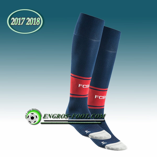 Engros-foot: Jeu Chaussettes Foot Bayern Munich Bleu Fonce 2017 2018 Exterieur Thailande