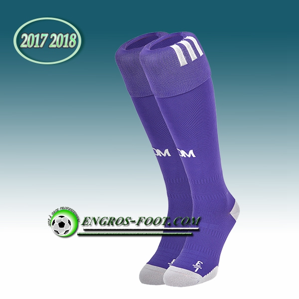 Engros-foot: Jeu Chaussettes Foot Marseille OM Pourpre 2017 2018 Third Thailande