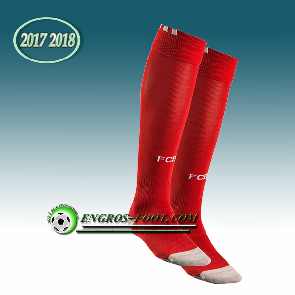 Engros-foot: Jeu Chaussettes Foot Bayern Munich Rouge 2017 2018 Domicile Thailande