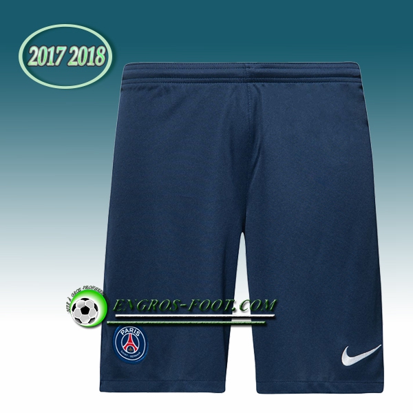 Engros-foot: Jeu Short Foot Paris PSG Bleu Fonce 2017 2018 Domicile Thailande