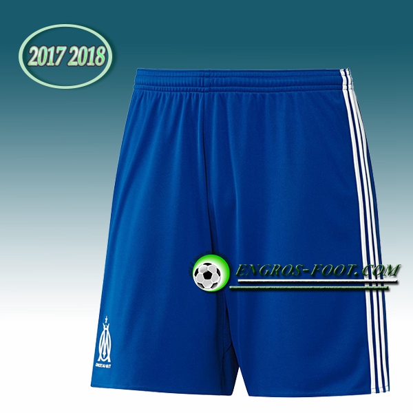 Engros-foot: Jeu Short Foot Marseille OM Bleu 2017 2018 Exterieur Thailande