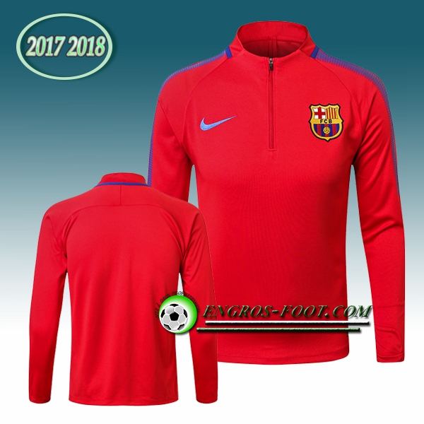 Engros-foot: Sweatshirt Training FC Barcelone Rouge 2017-2018 Thailande