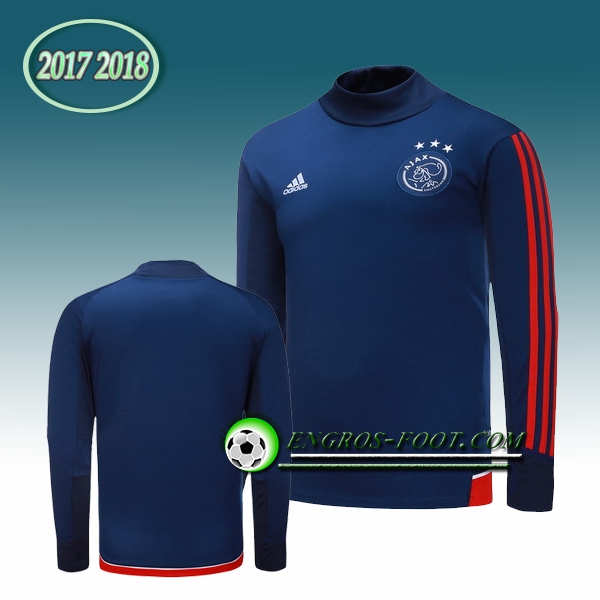 Engros-foot: Sweatshirt Training AFC Ajax Bleu Marine 2017-2018 Thailande