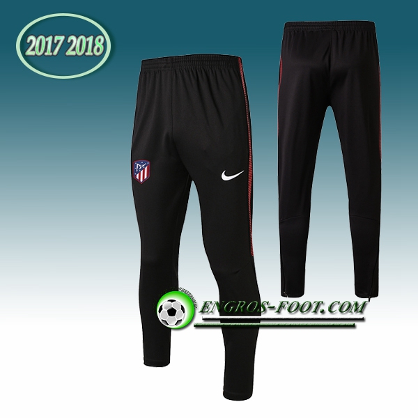 Engros-foot: Pantalon Training Atletico Madrid Noir 2017-2018 Thailande