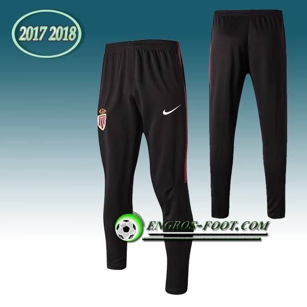 Engros-foot: Pantalon Training AS Monaco Noir 2017-2018 Thailande