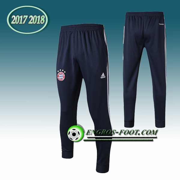 Engros-foot: Pantalon Training Bayern Munich Bleu Marine 2017-2018 Thailande