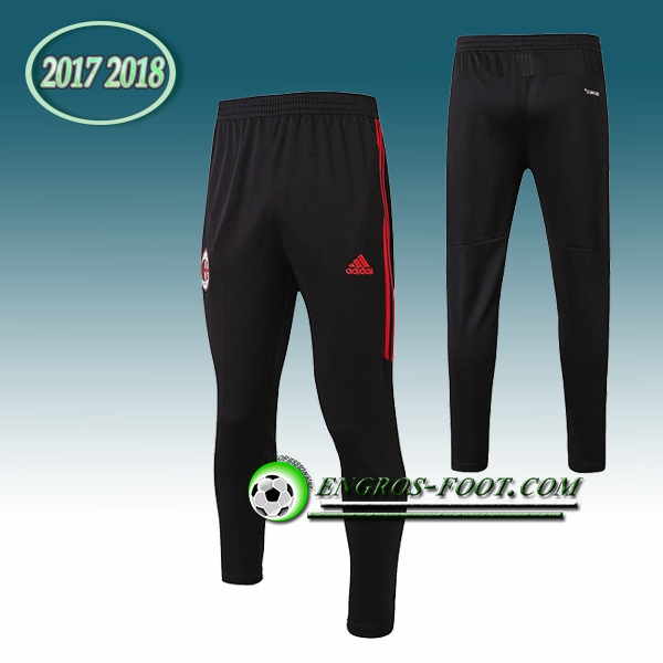 Engros-foot: Pantalon Training Milan AC Noir 2017-2018 Thailande