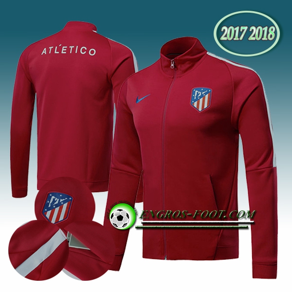 Engros-foot: Veste Foot Atletico Madrid Bordeaux 2017-2018 Thailande