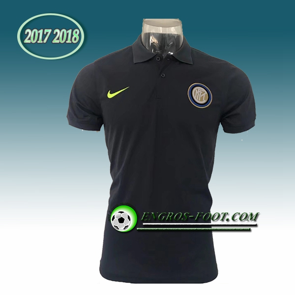 Engros-foot: Polo Inter Milan Noir 2017-2018 Thailande