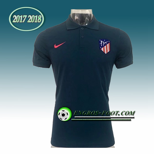 Engros-foot: Polo Atletico Madrid Vert 2017-2018 Thailande