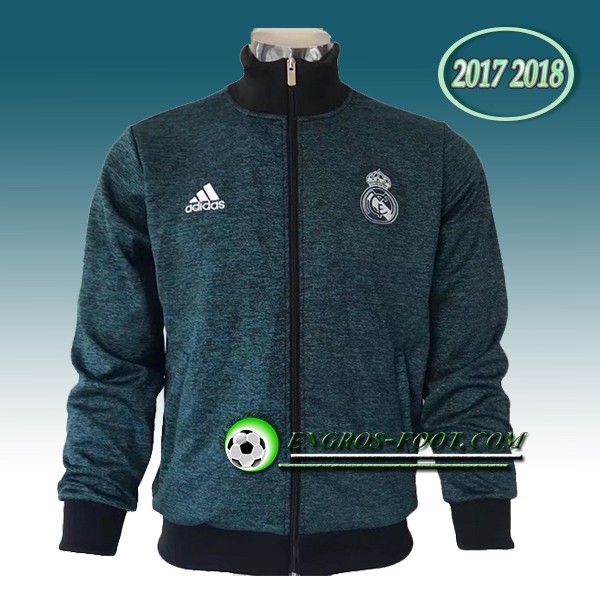 Engros-foot: Veste Foot Real Madrid Bleu Camouflage 2017-2018 Thailande