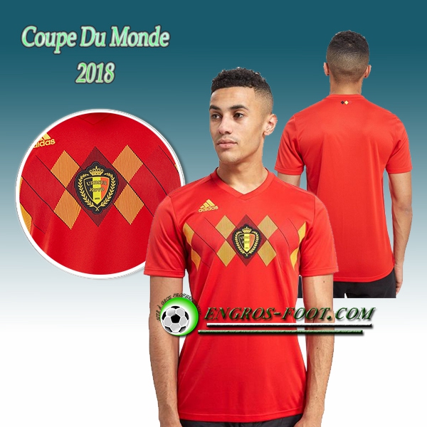 Engros-foot: Jeu Maillot Equipe de Belgique Domicile 2018 2019 Thailande