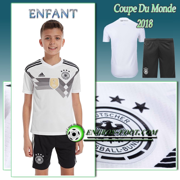 Engros-foot: Jeu Maillot Equipe de Allemagne Enfant Domicile 2018 2019 Thailande