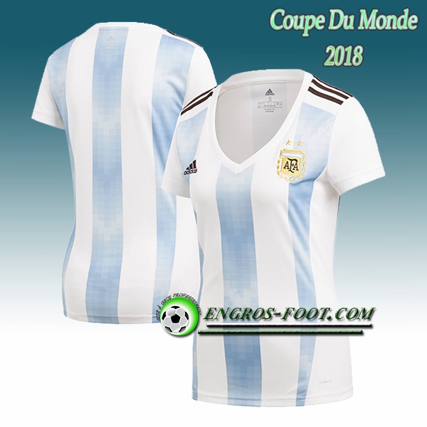 Engros-foot: Jeu Maillot Equipe de Argentine Femme Domicile 2018 2019 Thailande