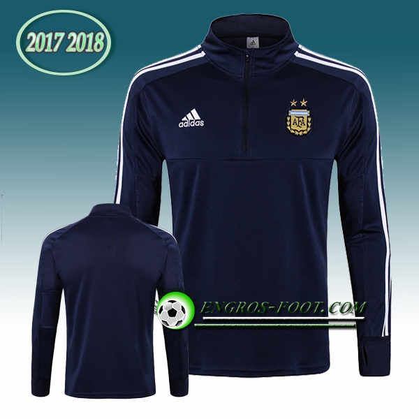 Engros-foot: Sweatshirt Training Argentine Noir 2017-2018 Thailande