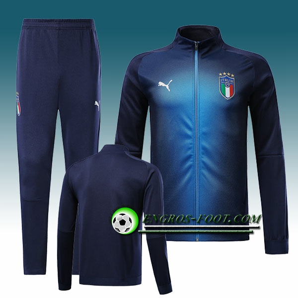 Engros-foot: Survetement Foot - Veste Italie Bleu Marine Ensemble 2017-2018 Thailande