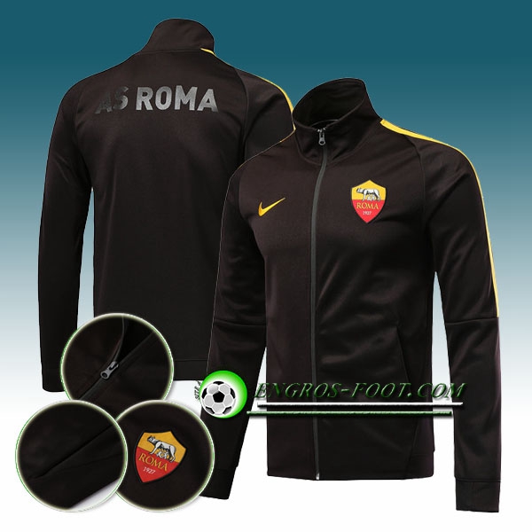 Engros-foot: Veste Foot AS Roma Brown 2017-2018 Thailande