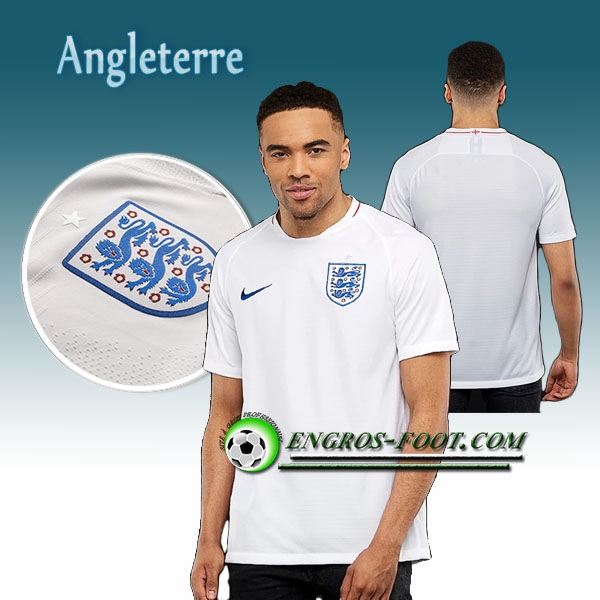 Engros-foot: Jeu Maillot Foot Angleterre Domicile 2018/2019 Blanc Thailande