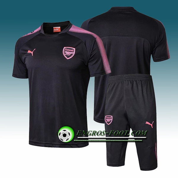 Engros-foot: Ensemble PRé MATCH Training Arsenal + Pantalon 3/4 Noir 2017-2018 Thailande