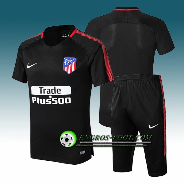 Engros-foot: Ensemble PRé MATCH Training Atletico Madrid + Pantalon 3/4 Noir 2017-2018 Thailande