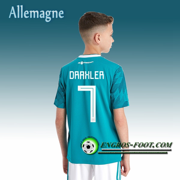 Engros-foot: Jeu Maillot Equipe de Allemagne Enfant DRAXLER 7 Exterieur 2018/2019 Vert Thailande