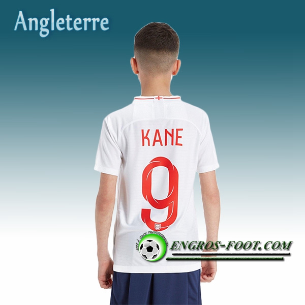 Engros-foot: Jeu Maillot Equipe de Angleterre Enfant Kane 9 Domicile 2018/2019 Blanc Thailande