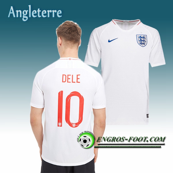 Engros-foot: Jeu Maillot Equipe de Angleterre Dele 10 Domicile 2018/2019 Blanc Thailande