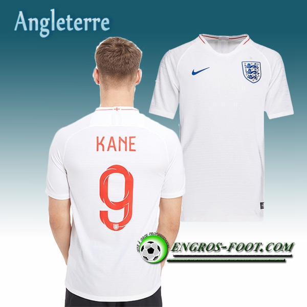 Engros-foot: Jeu Maillot Equipe de Angleterre Kane 9 Domicile 2018/2019 Blanc Thailande