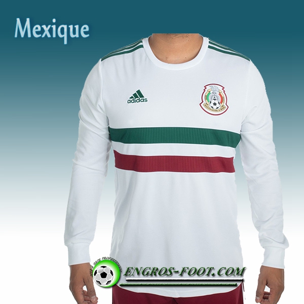 Engros-foot: Jeu Maillot Equipe de Mexique Manche Longue Exterieur 2018/2019 Vert Thailande