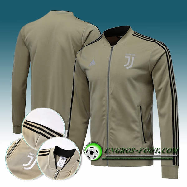 Engros-foot: Veste Foot Juventus Brun Clair 2018-2019 Thailande