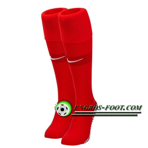 Engros-foot: Chaussettes Foot France Rouge Domicile 2018-2019 Thailande