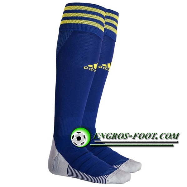 Engros-foot: Chaussettes Foot Suede Bleu Exterieur 2018-2019 Thailande