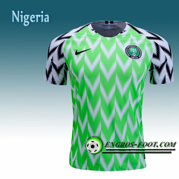 Engros-foot: Jeu Maillot Equipe de Nigeria Domicile 2018/2019 Vert Foncé Thailande