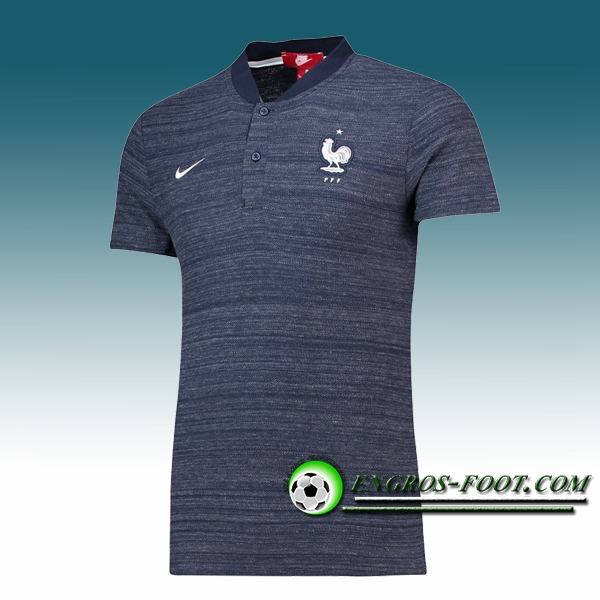 Engros-foot: Polo Foot France Bleu 2018-2019 Thailande