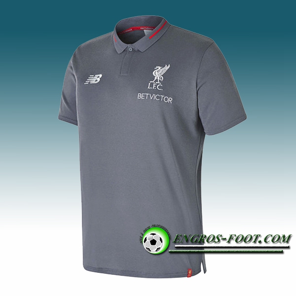 Engros-foot: Polo Foot Liverpool Gris 2018-2019 Thailande